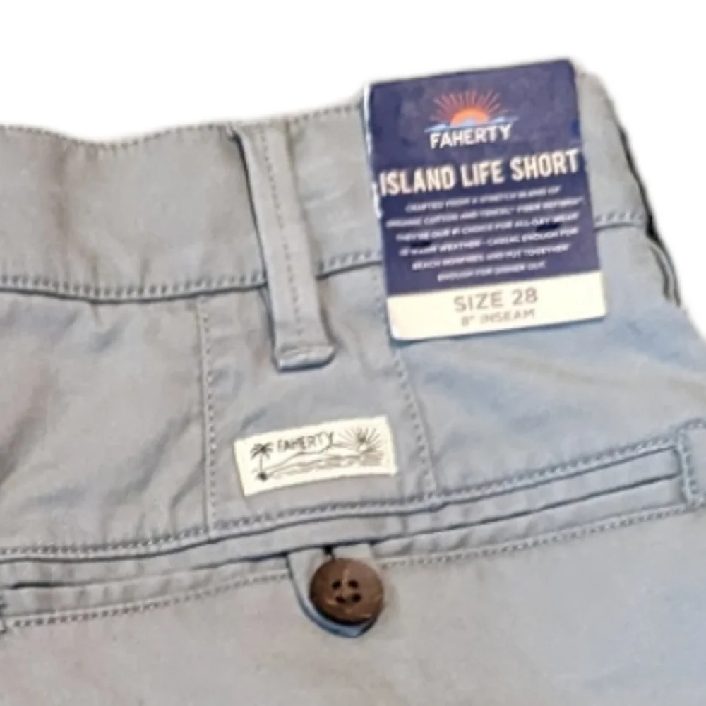 Faherty Island Life Fog Gray Short (8